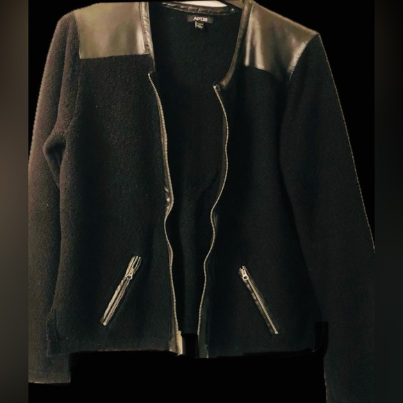 APT. 9 Black Moto Cardigan  PL - Picture 9 of 12